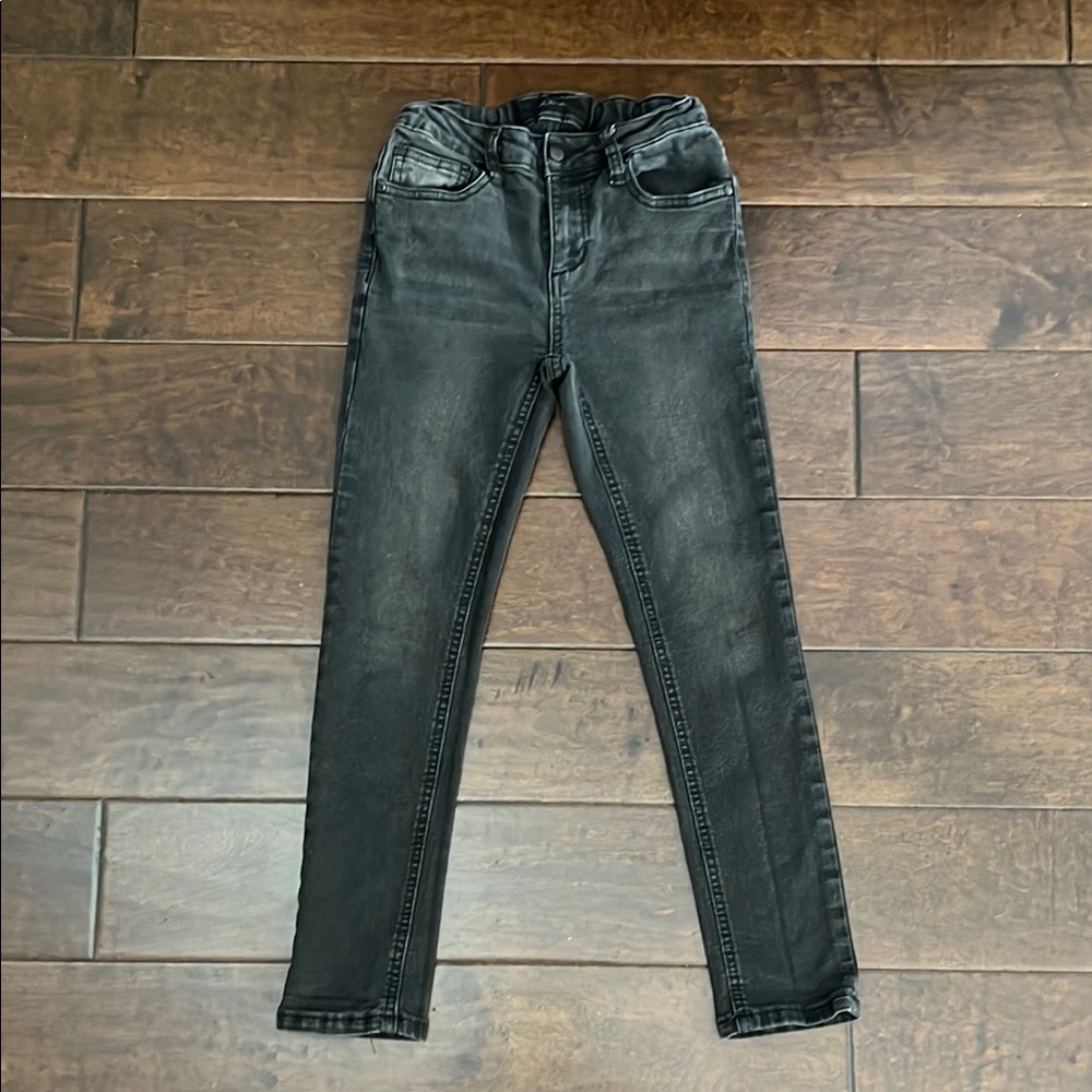 Joe's Jeans Black Skinny Boys Size 8, adjustable waist